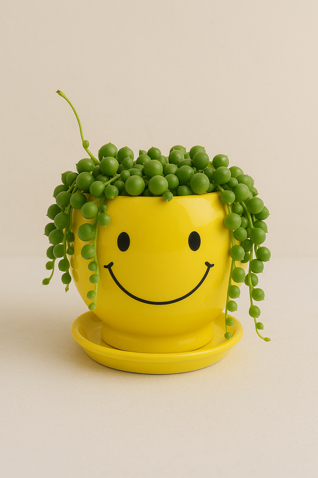 Smiley Face Succulent Arrangement | View 3 | ASucca4U