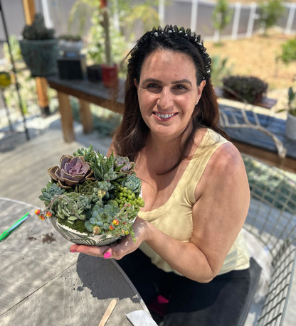 Private Succulent Arrangement Classes - Menifee, California